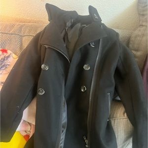 Black Peacoat size M